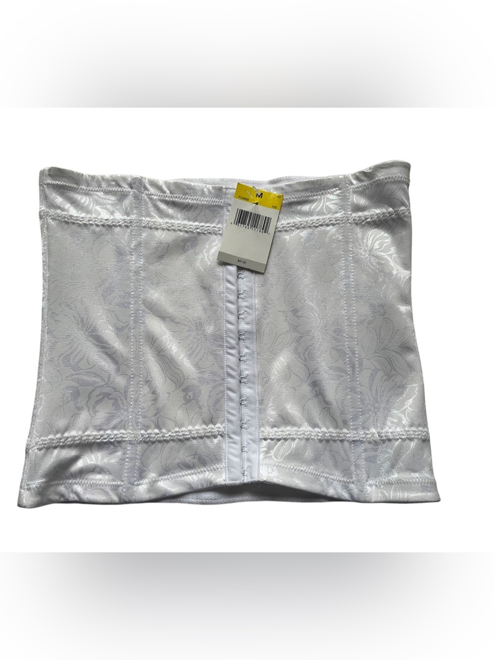 Maidenform Waist Nipper Waist Cincher 6868 ULTRA FIRM White Medium New
